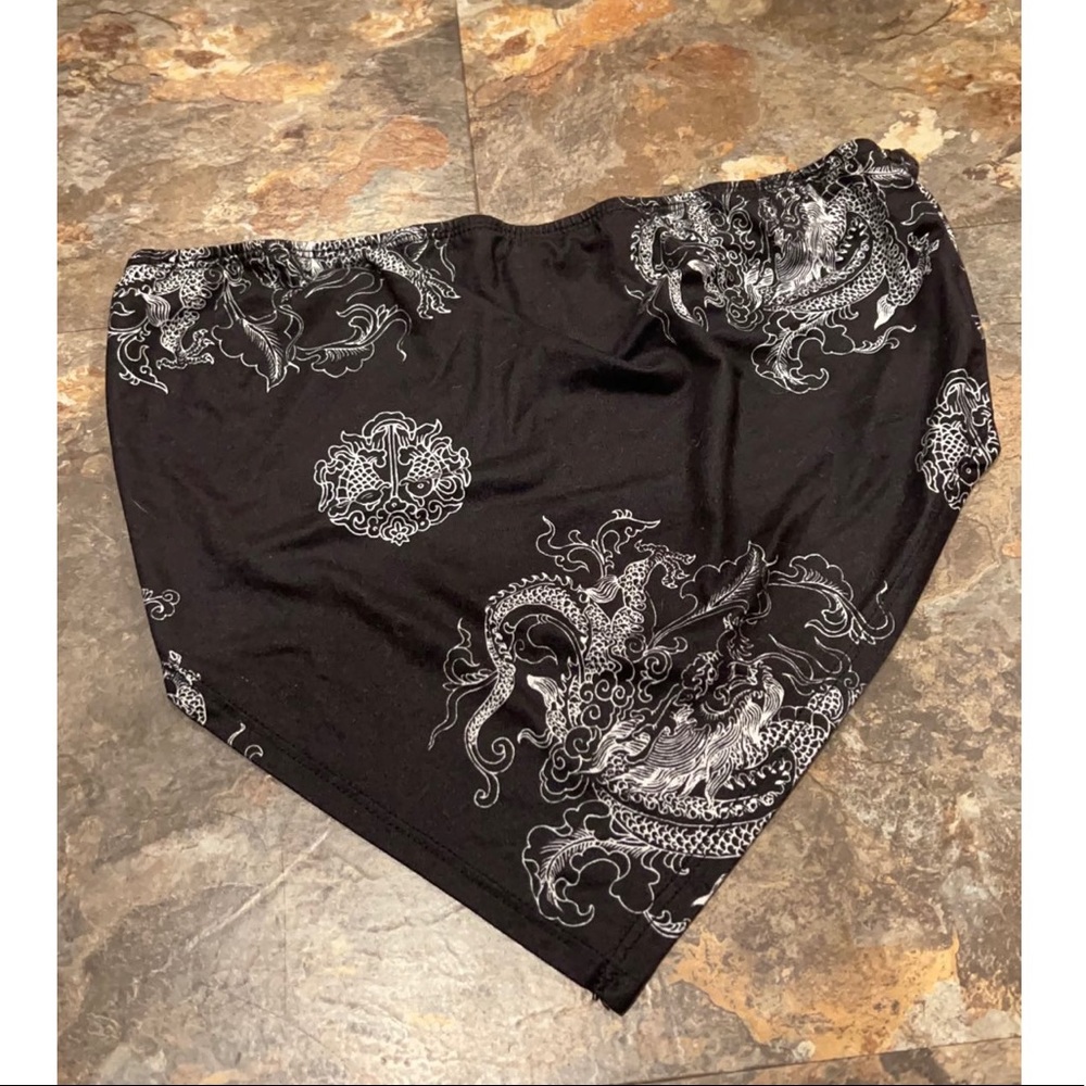 Backless Black Crop Top